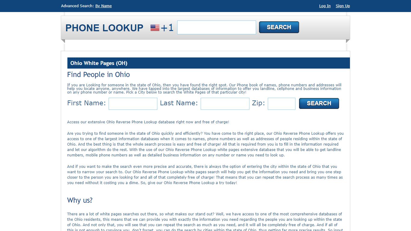 Ohio White Pages - OH Phone Directory Lookup